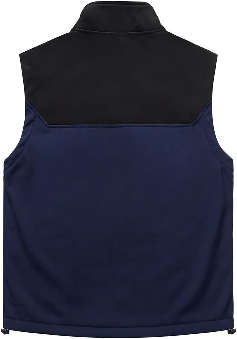 Msmsse Men's Outerwear Lightweight Vest Standing Collar Puffer Sleeveless Jacket for Hiking Running Golf - Image 5