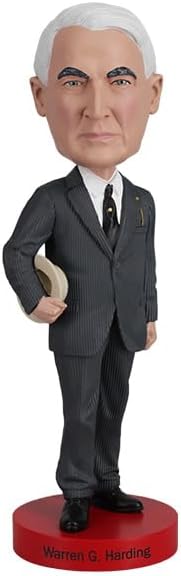 Royal Bobbles Warren G. Harding 29th President of The United States Collectible Bobblehead Statue