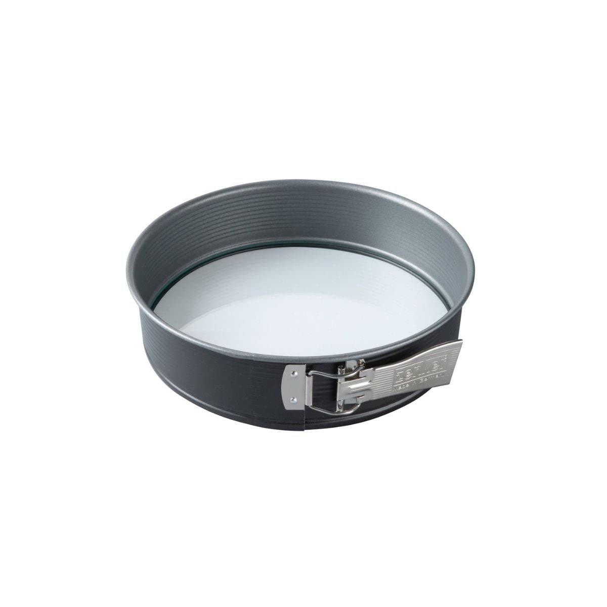 Zenker "Energy Springform with Glasboden, Stainless Steel, Anthracite/Silver, 26 cm Diameter