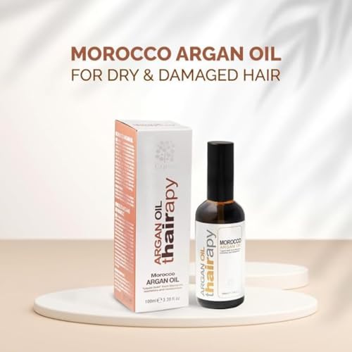 Image of CYNOS Argan Oil Thairapy Moroccan Argan Oil 100ml | Liquid Gold from Morocco | Deep Nourishment & Moisture for All Hair Types | Smooth & Shiny Finish