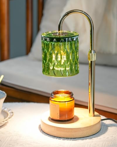 Lámpara calentadora de velas (verde)