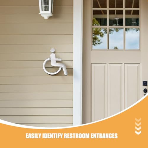 Panneau de toilettes pour personnes handicapées Baluue : solution adhésive durable