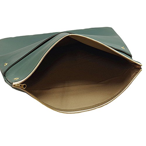 [Delfonics] 500257 Craig Carring Case Size L Green Grey Document Case Clutch Bag #TOP2