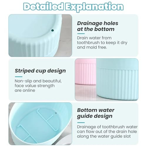 Image of DOOMSDAY 4 Toothbrush, 1 Toothpaste Organizer Caddy - Multipurpose Bathroom Storage Rack for Family Use - Waterproof, No-Drill Installation, Modern Design Holder for Bathroom