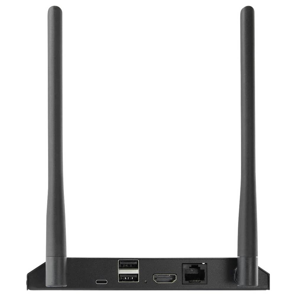 SpeaKa Professional SP-VShare Drahtloses 4K UHD Präsentationssystem 4fach Multi Viewer, Digital Whiteboard-Funktion, SI