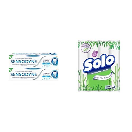 Sensodyne Onarım & Koruma Naneli x1 + SOLO 16'lı x1