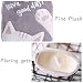 Meetlight Wärmflasche mit weichem Samtbezug, mit Katzenmotiv, für Kinder, Familien, Freundinnen, Wärmetherapie, 350 ml