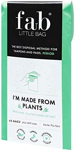 Fab Little Bag Starter Plus Pack - 45 Sanitary Disposal Bags Plus Recyclable Refill Pack for Out and About (45 - Pack) - Thumbnail 2