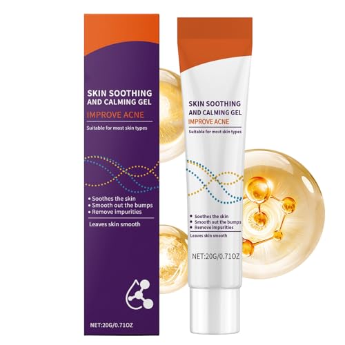 Crema Hidratante Facial | Gel Portátil Anti-Imperfecciones Suavizante - Crema Que Elimina Granos Corporales - Para Hombres Mujeres Niños Niñas Jóvenes Viaje Hogar Exterior Escuela