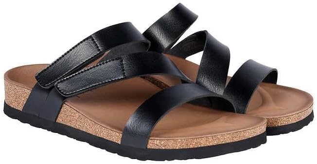 Skechers Womens Arch Comfort Podiatrist Designed Shape 10 Black Sandal