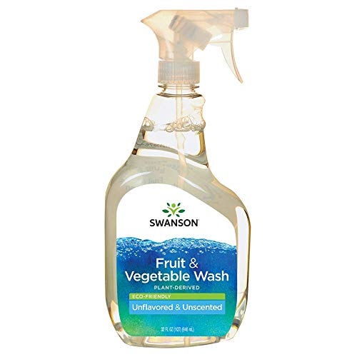 Swanson Eco-Friendly Fruit & Vegetable Wash 32 fl Ounce (946 ml) Liquid