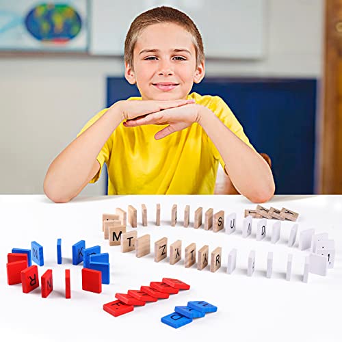 Dsyj Domino & Tile Games, Wood Letter Tiles, Scrabble Letters For Crafts - Diy Wood Gift Decoration - Scrabble Crossword Game Wood Color 400 Pcs #TOP3