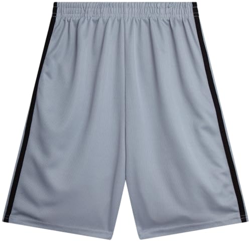 Pro Athlete Conjunto de shorts esportivos para meninos - 3 peças, camiseta regata e shorts de basque