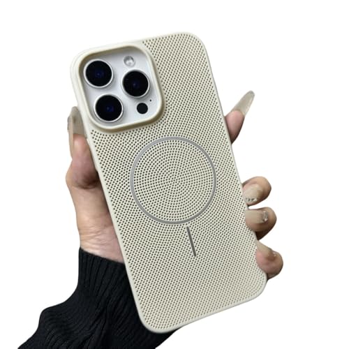 Coque de téléphone ultra fine en polycarbonate creux blanche pour iPhone 14 Plus et 15