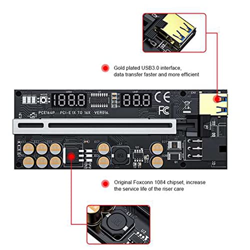 Riser PCIE 016 pour stabiliser l'alimentation de carte graphique - 2