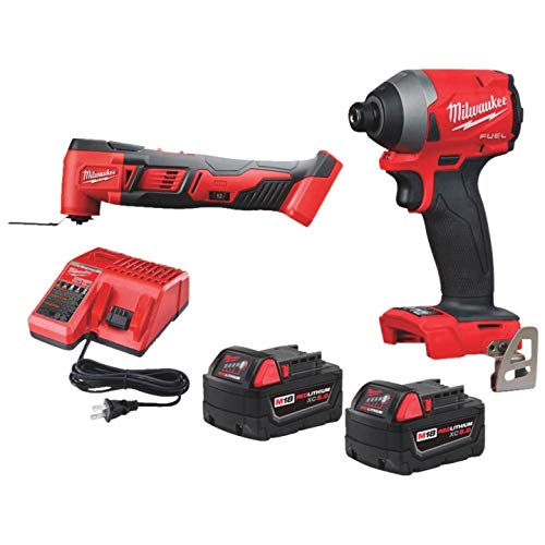 milwaukee fuel combo - Milwaukee 2853-22MT M18 FUEL Brushless Impact Driver and Multi-Tool Combo Kit