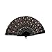 Produktbild Zoelibat 97040841.008 - Handfächer mit Spitze überzogen Motivstickerei - Fächer faltbar, schwarz