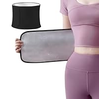 Eniyou Bauchweggürtel Damen Bauchgurt Schwitzgürtel Bauch Damen Bauchgürtel zum Abnehmen Bauchweg Gürtel Frau Bauch Weg Gürtel Frau Geeignet für Yoga Laufen Fitness Und Den Alltag(Schwarz)
