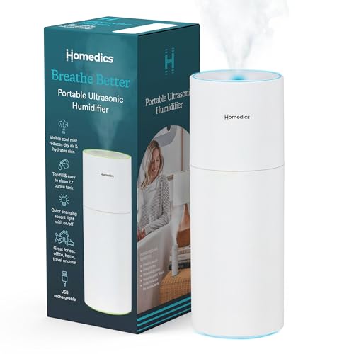 HoMedics Portable Humidifier White