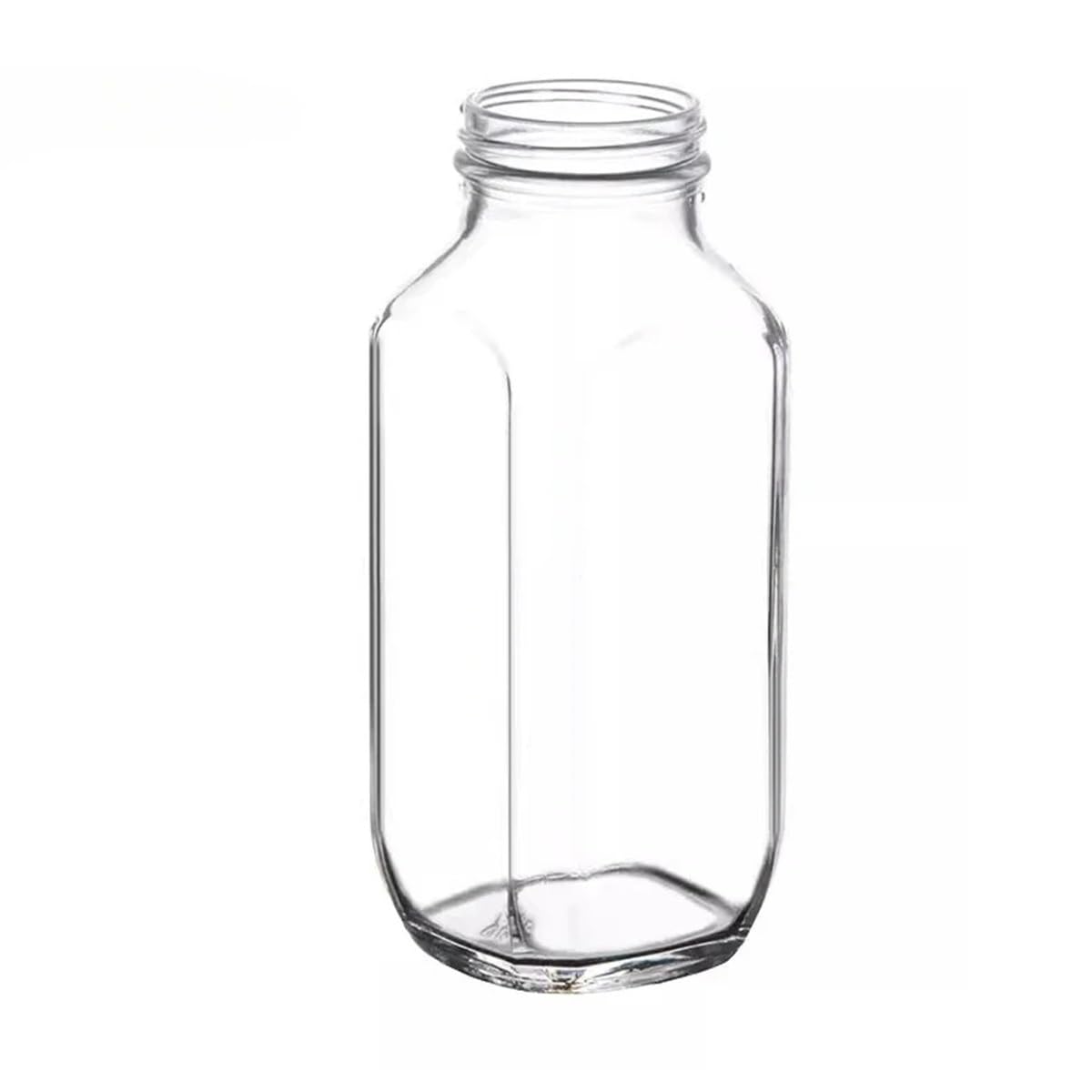 Laborglaswaren Quadratische Laborflasche, transparente, versiegelte runde Aufbewahrungsflasche for Proben(500ml Circle Cover)