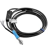 Heschen Miniatur Lichtschranke, M3 Mikro Näherungsschalter, Lichttaster (Diffuse Reflexion), NPN Schließer (NO) 3-Draht, 5-30mm Einstellbar, 10-30V DC Sensor mit separatem Verstärker, SZ-JG3-3MFS1