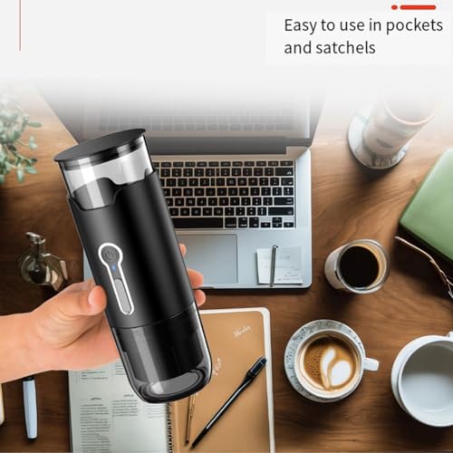 Cafetera portátil eléctrica mini para viaje con capacidad grande miniatura 2