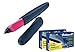Produktbild Pelikan 959791 Twist Tintenroller universell für Rechts- und Linkshänder, blau/pink + 10 Patronen)