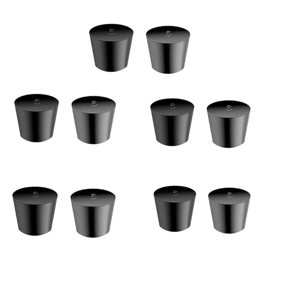 30Pcs Solid Rubber Stoppers 000# - 8# Tapered Lab Bungs Solid Rubber Stoppers 11 Assorted Sizes — Amazon image 18