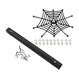 JoiJoy Red de equipaje para tienda de campaña de techo 1:10 para piezas de coche Scx10 TRX4 D90, color negro