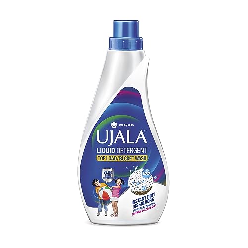 Image of Ujala Top Load Liquid Detergent 800ml With Power of Instant Dirt Dissolution | Laundry Liquid Detergent With Long-Lasting Refreshing Fragrance | Ideal for Top Load / Bucket Wash