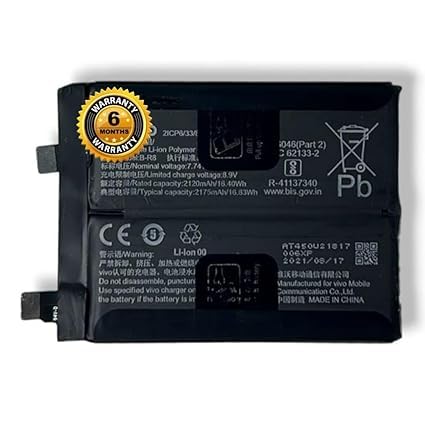 Image of Original B-R8 Battery for Vivo IQOO 8 (2175mAh) Battery with 6 Month Warranty****(SEPHY63)