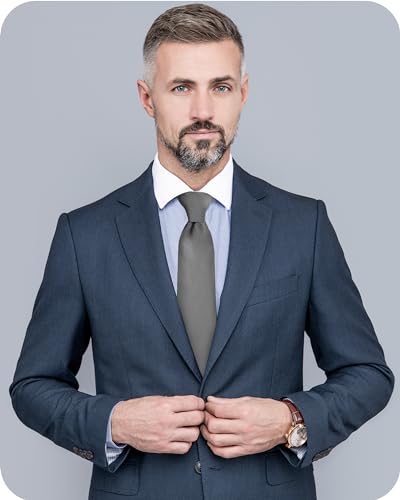 Image of boxed-gifts Clip on Ties for Men - Premium Black Solid Color Clip on Tie