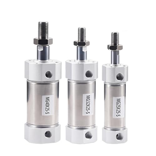 Mini cylindre pneumatique double effet inox 40mm bore 250mm