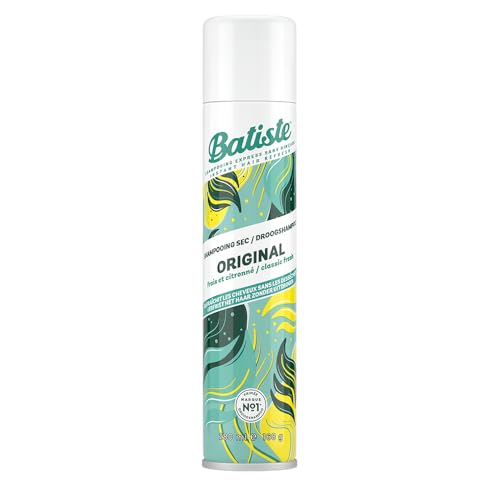 Shampooing Sec Original au parfum citronné pour rafraîchir les cheveux pressés