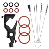 【Set completo da 15 pezzi per pulizia e cura】Il set include 9 guarnizioni O-Ring di diverse dimensioni e 5 spazzole di pulizia. Perfetto per il gruppo infusore, i condotti del caffè, gli ugelli e le parti interne difficili da raggiungere.