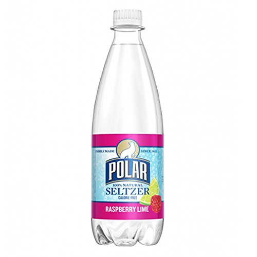 Polar Raspberry Lime Seltzer 20 oz Plastic Bottles - Pack of 24