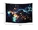 Leofanger Galaxy Tapestry Wall Hanging Landscape Planet Tapestry Space Tapestry Moon Tapestry Milky Way Tapestry Night Starry Sky Tapestry Universe Tapestry Trippy Tapestry Psychedelic Wall Art