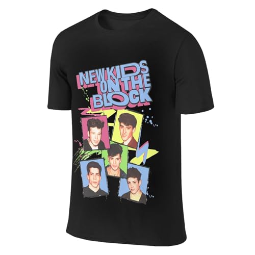 New-Kids On The-Block T-Shirt Classic Short Sleeve Cotton Tee Tops for Men