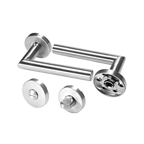 Serrure poignée de porte HJZZQH en acier inoxydable et loquet réglable sécurisé