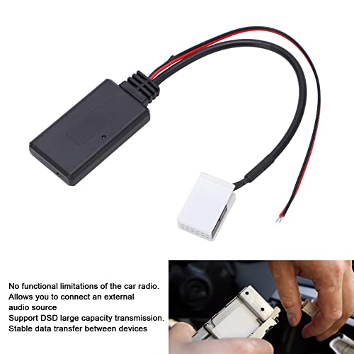 EBTOOLS Bluetooth Aux Audio Adapter Autoradio RD4 Stereo Aux-IN Audio Kabel Adapter Ersatz für Citroen C2 C3 C4 C5 C6 C8 für Peugeot 207 307 308 407 607 807 1007 4007
