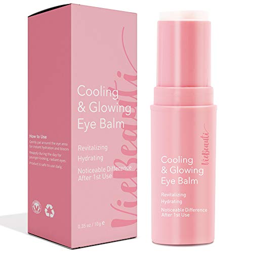VieBeauti Cooling & Glowing Eye Balm- Quick Acting Hydrating and Rejuvenating Eye Balm