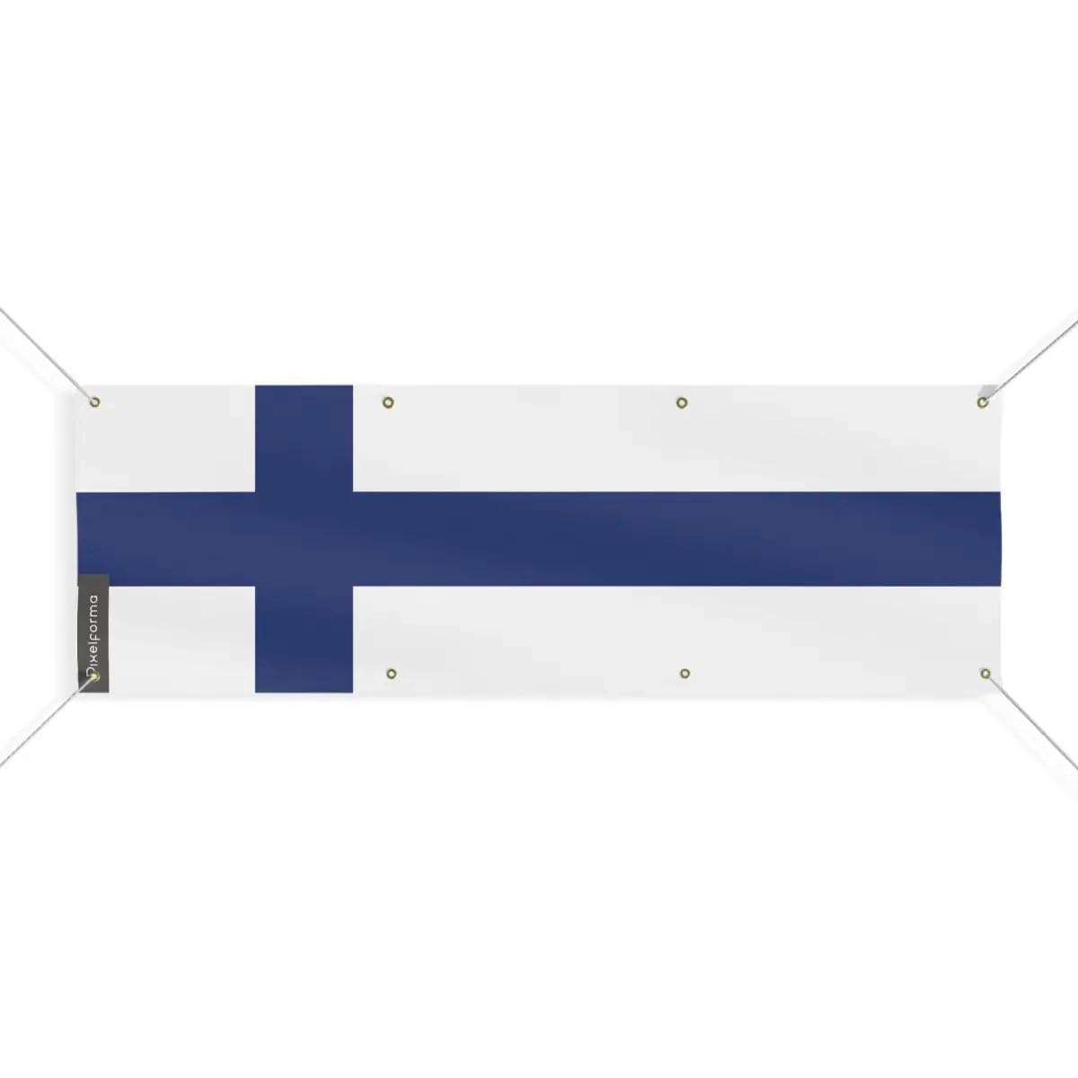 Drapeau de la Finlande pavillon de mât extérieur 8 oeillets
