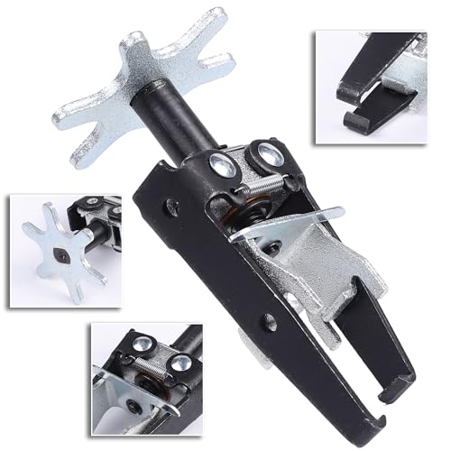 Fuworance Universal Overhead Valve Spring Compressor Install Remover Removal Jaw Tool Stem Engine Seal Keeper Replace Tool for Cars Light Trucks Carbon Steel