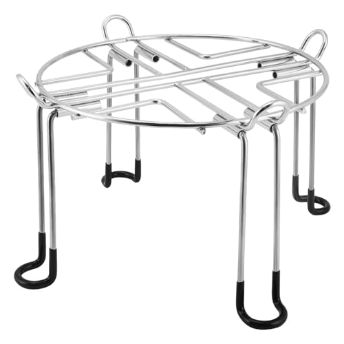 QWORK Stainless Steel Stand for Water Filter System 7-Inch Height 10-Inch Base Diameter