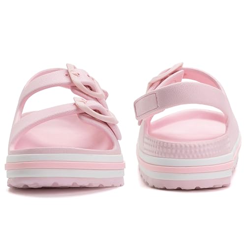 Toddler Buckle Sandals Open Toe Water Sandal with Adjustable Back Strap for Boys Girls4