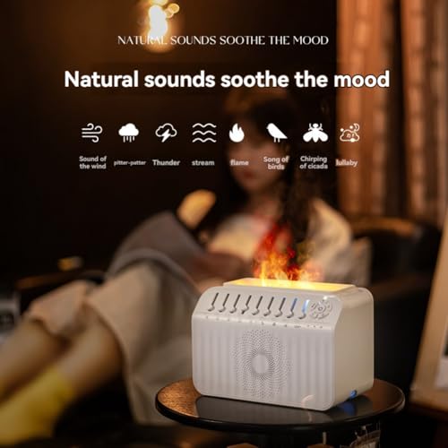 Enceinte Bluetooth Bruit Blanc Humidificateur Diffuseur Huiles Essentielles - 6