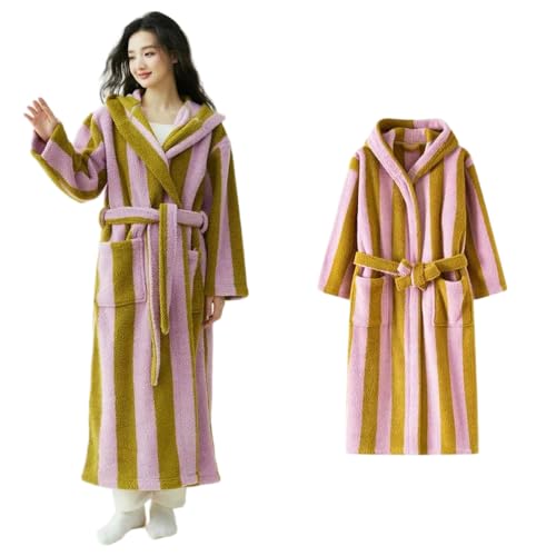 Peignoir velours corail QXDZSW : le luxe du pyjama d'hiver épais pour couple