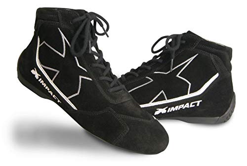 Impact Racing Mens Shoe (Alpha SFI 3.3/5) (Black,10), 1 Pack