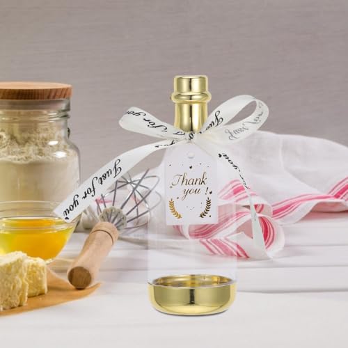 Boîtes à dragées en bouteille dorée pour sublimer vos tables de mariage et baptême - 8