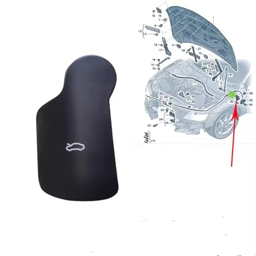 Cache poignée capot Audi A4 B8 pour restaurer votre habitacle - 3